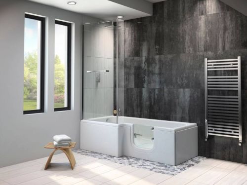 Click Here To Enlarge This Photo Of Larimar Walk- In Shower&sol; Bath